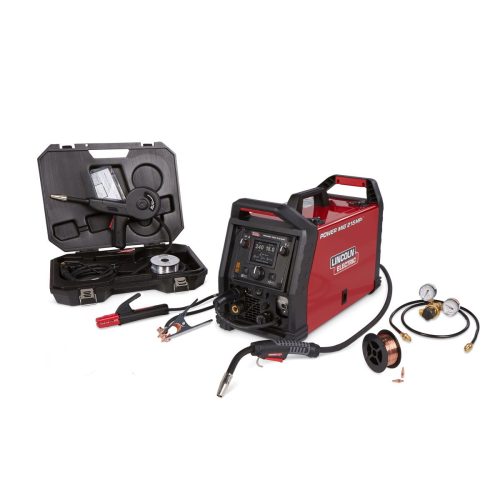 LINCOLN POWER MIG 215 MPI MULTI PROCESS WELDER – TIG ONE PAK (K4878-1)